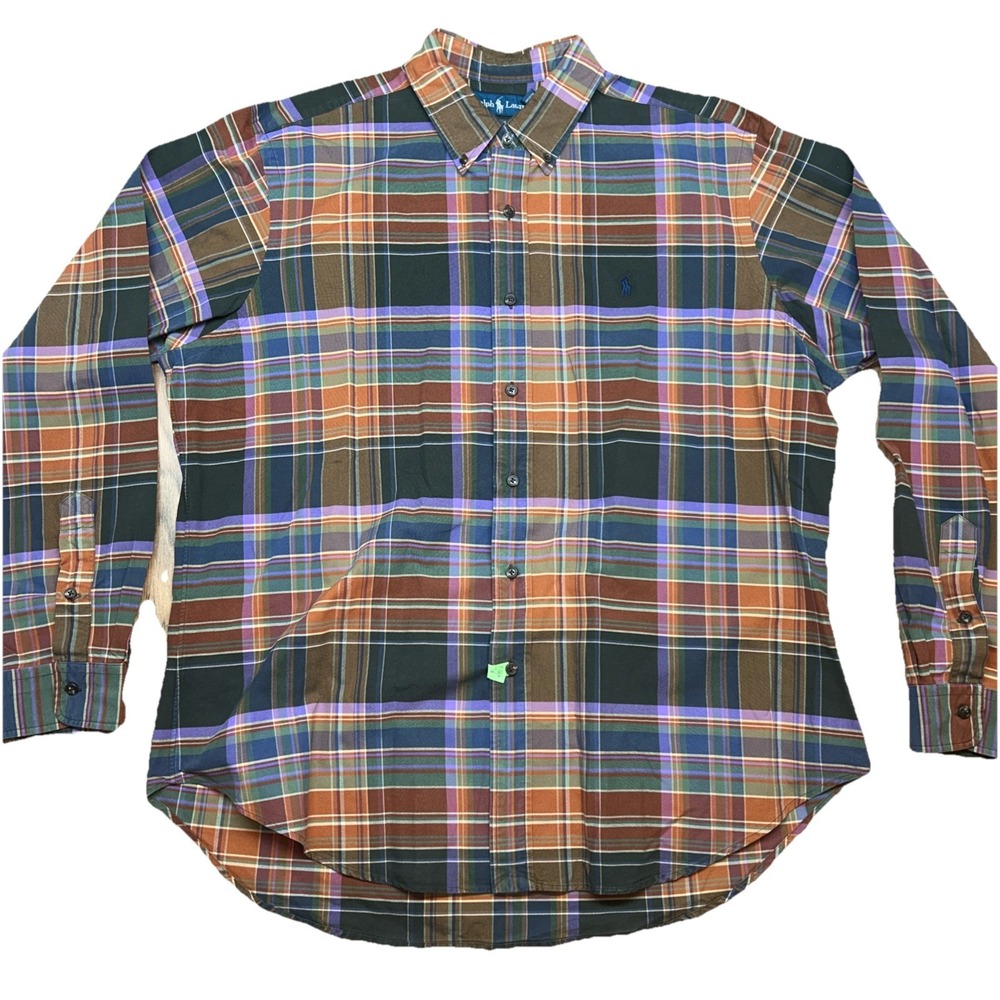 Polo Ralph Lauren Button Down Men's XL Multi Color - Picture 4 of 9